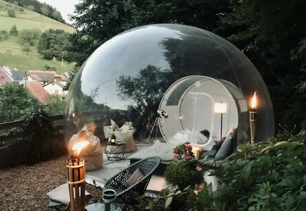 camping clear inflatable bubble tent